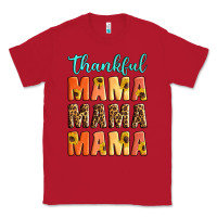 Red Thankful mama mama mama Classic Tee - Artiststas