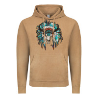 Vintage Camel indian headdress with bull skull Vintage Hoodie - RanaPortraitStore