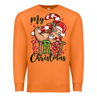 Carrot my first christmas cute christmas sloth Premium Sweatshirt - MaliasSmallBusiness