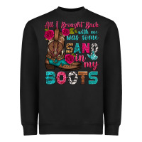 Black all i brought back with me was some sand in my boots Heavyweight Sweatshirt - HRA Design Shop