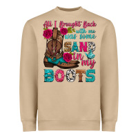 Mushroom all i brought back with me was some sand in my boots Heavyweight Sweatshirt - HRA Design Shop