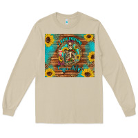 Mushroom i hate everyone but coffee helps western skeleton coffee sunflowers Long Sleeve Tee - Artiststas