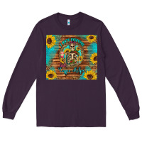 Plum i hate everyone but coffee helps western skeleton coffee sunflowers Long Sleeve Tee - Artiststas