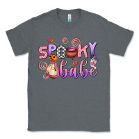 Charcoal Heather spooky babe Classic Tee - AdoDesignShop
