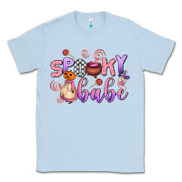 Dusty Blue spooky babe Classic Tee - AdoDesignShop