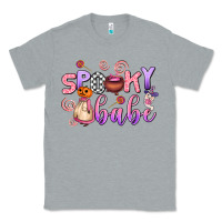Heather Grey spooky babe Classic Tee - AdoDesignShop