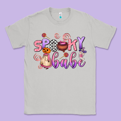 Spooky Babe Classic Tee Designed By Adodesignshop