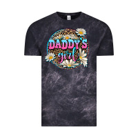 Cloud Black daddy's girl Vintage Tee - AdoDesignShop
