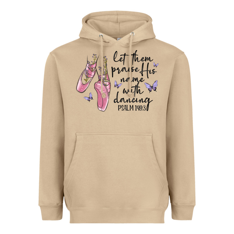 Let Them Praise His Name With Dancing Heavyweight Hoodie by MaliasSmallBusiness | Teevron