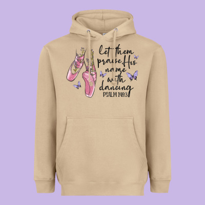 Let Them Praise His Name With Dancing Heavyweight Hoodie Designed By Maliassmallbusiness