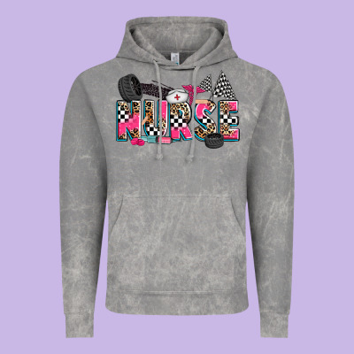 Race Nurse Vintage Hoodie Designed By Zillion Design Studio