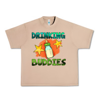 Burro drinking buddies with baby bottle Urban Heavy Tee - HRA Design Shop
