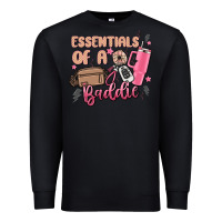 Black essentials of a baddie Premium Sweatshirt - MaliasSmallBusiness