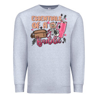Heather Grey essentials of a baddie Premium Sweatshirt - MaliasSmallBusiness