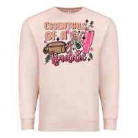 Pale Pink essentials of a baddie Premium Sweatshirt - MaliasSmallBusiness