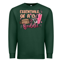 Sports Green essentials of a baddie Premium Sweatshirt - MaliasSmallBusiness