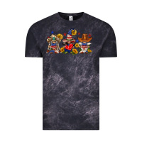 Cloud Black american gnomes Vintage Tee - FaDigitalArtStudio