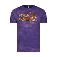 Cloud Purple american gnomes Vintage Tee - FaDigitalArtStudio