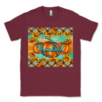 Burgundy Thankful Pumpkins Classic Tee - Artiststas