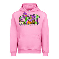 Fuchsia Pink Halloween CPHT Pharmacy Technician Urban Hoodie - texasbilliewilder