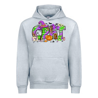 Heather Grey Halloween CPHT Pharmacy Technician Urban Hoodie - texasbilliewilder