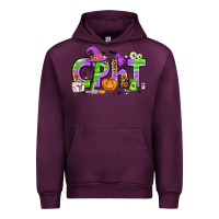 Mauve Wine Halloween CPHT Pharmacy Technician Urban Hoodie - texasbilliewilder
