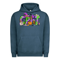 Pigment Midnight Navy Halloween CPHT Pharmacy Technician Urban Hoodie - texasbilliewilder