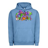 Pigment Pebble Blue Halloween CPHT Pharmacy Technician Urban Hoodie - texasbilliewilder