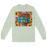 Matcha cowgirls don't crty boots hat sunflowers tumbler Long Sleeve Tee - Artiststas
