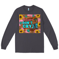 Smoke cowgirls don't crty boots hat sunflowers tumbler Long Sleeve Tee - Artiststas