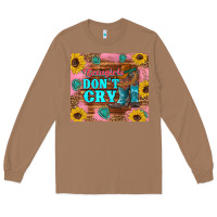 Toasted Coconut cowgirls don't crty boots hat sunflowers tumbler Long Sleeve Tee - Artiststas