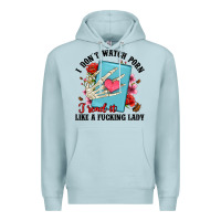 Blue Mist i don t watch porn i read it like a fucking lady Premium Hoodie - Artiststas