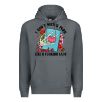 Rock i don t watch porn i read it like a fucking lady Premium Hoodie - Artiststas