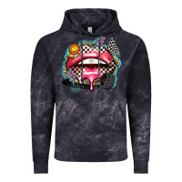 Cloud Black race lips Vintage Hoodie - Zillion Design Studio