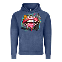 Vintage Denim race lips Vintage Hoodie - Zillion Design Studio