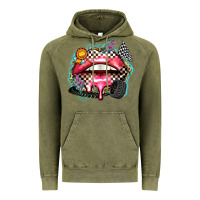Vintage Olive race lips Vintage Hoodie - Zillion Design Studio