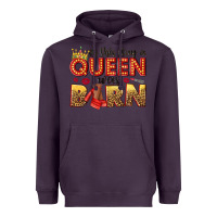 Plum on this day a queen was born Heavyweight Hoodie - NancyCooperArtShop