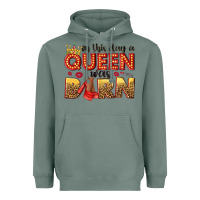 Sage on this day a queen was born Heavyweight Hoodie - NancyCooperArtShop