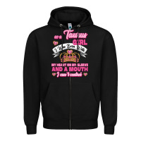 As A Taurus Girl Zodiac Girls Zipper Hoodie | Teevron