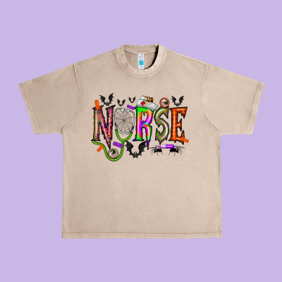 Nurse Halloween Urban Heavy Tee Designed By Racoondesign