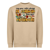 Mushroom may your coffe always be stronger than your passengers Heavyweight Sweatshirt - CowhideDigitalArt