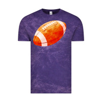 Cloud Purple american football  pigskin  gridiron football Vintage Tee - FaDigitalArtStudio