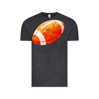 Vintage Black american football  pigskin  gridiron football Vintage Tee - FaDigitalArtStudio