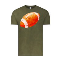 Vintage Olive american football  pigskin  gridiron football Vintage Tee - FaDigitalArtStudio