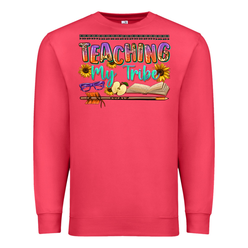 Teaching My Tribe Premium Sweatshirt by NancyCooperArtShop | Teevron