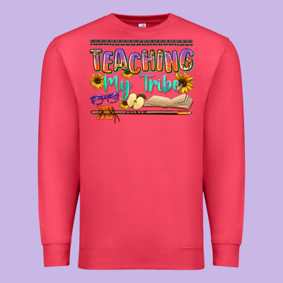 Teaching My Tribe Premium Sweatshirt Designed By Nancycooperartshop