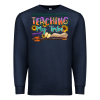 Navy teaching my tribe Premium Sweatshirt - NancyCooperArtShop