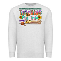 Oatmeal Heather teaching my tribe Premium Sweatshirt - NancyCooperArtShop