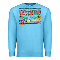 Ocean Blue teaching my tribe Premium Sweatshirt - NancyCooperArtShop