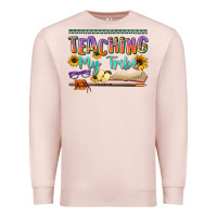Pale Pink teaching my tribe Premium Sweatshirt - NancyCooperArtShop